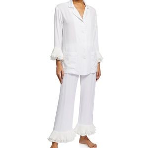 NWT Sleeper Ruffle Trim Pajama Set